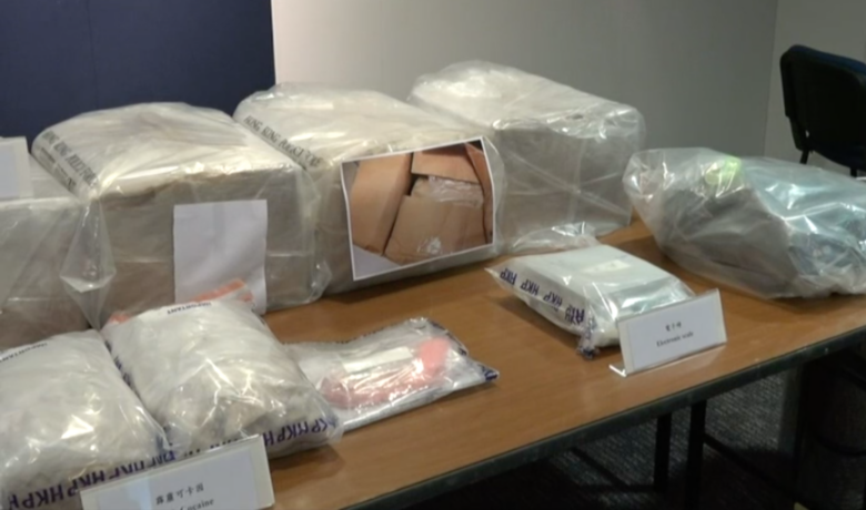 Four arrested as Hong Kong police smash crack cocaine lab in largest seizure of raw drug materials in 10 years
