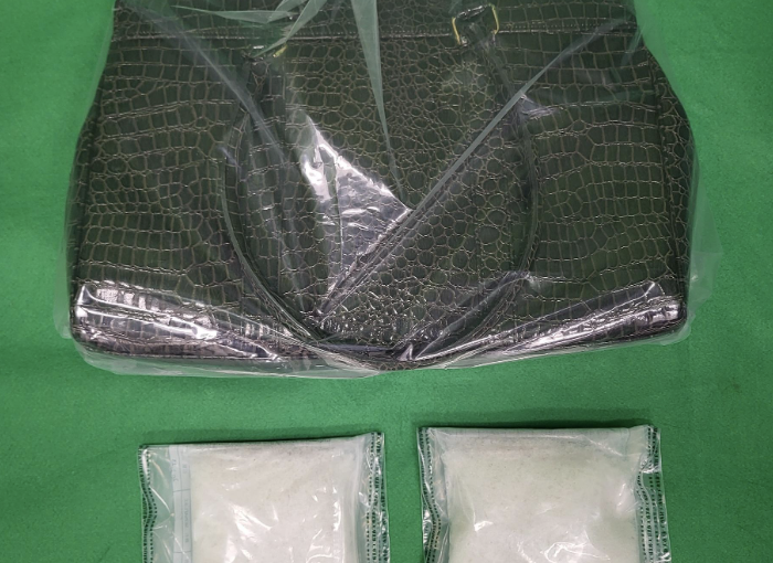 A female passenger from Madagascar arrested at the Hong Kong International Airport for drug trafficking, with about 780 grams of suspected methamphetamine worth HK$440,000 seized