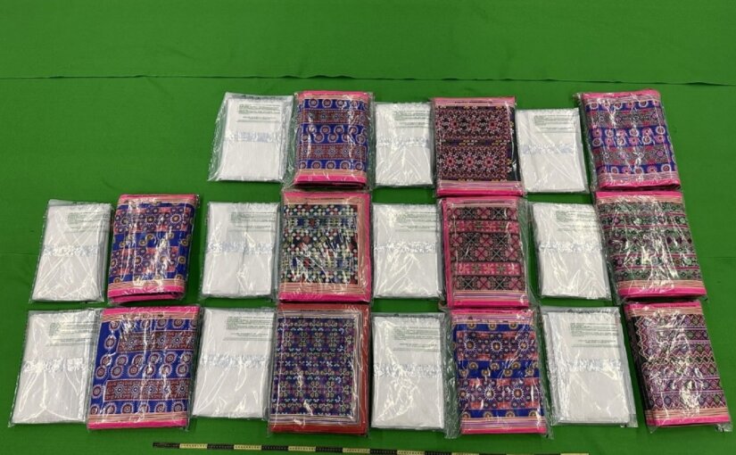 Customs seize 13kg of heroin at airport
