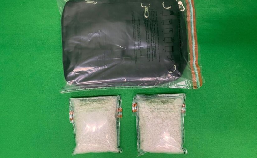 Woman arriving from Namibia arrested at airport for trafficking HK$2.2m worth of cocaine