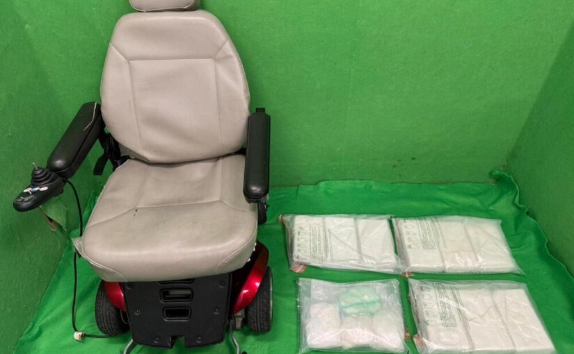 Man arrested for smuggling HK$12m worth of cocaine within electric wheelchair