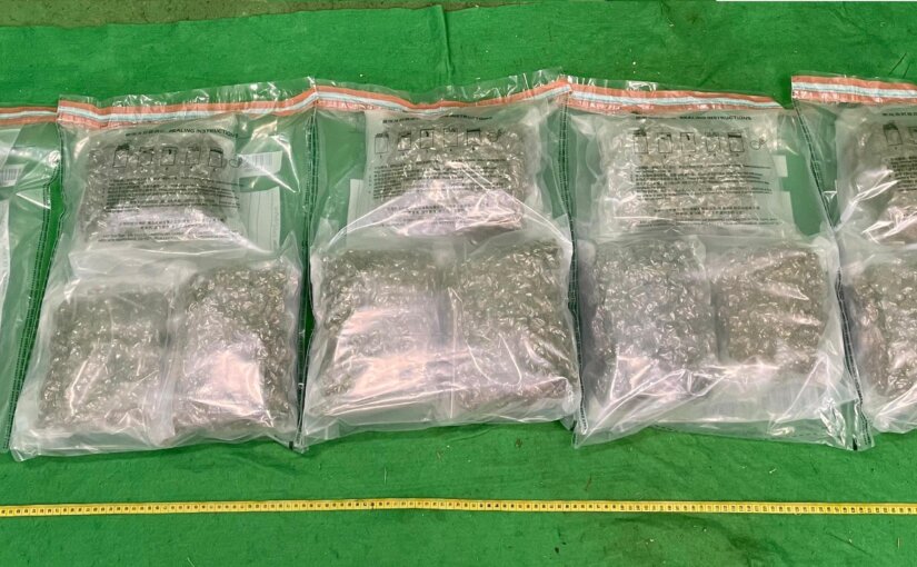 Two passenger drug trafficking cases from Thailand at Hong Kong International Airport